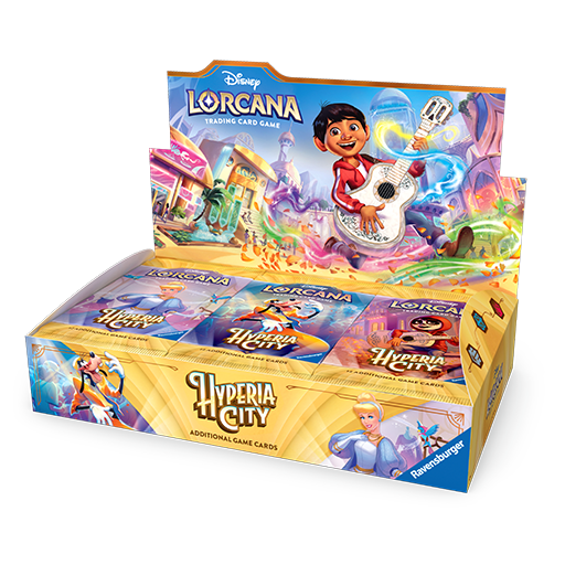 Lorcana Hyperia City Boosterbox Display met 24 boosters