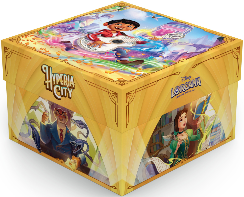 Lorcana Hyperia City Illumineers Trove opbergbox en accessoires voor Disney Lorcana TCG