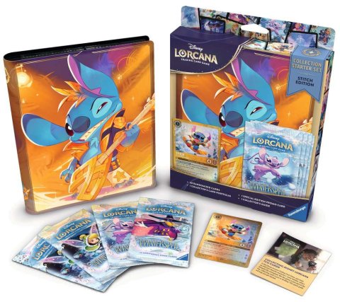 Lorcana Winterspell Starterset set 11 met boosterpacks, promo kaart en Disney kaarten van Ravensburger