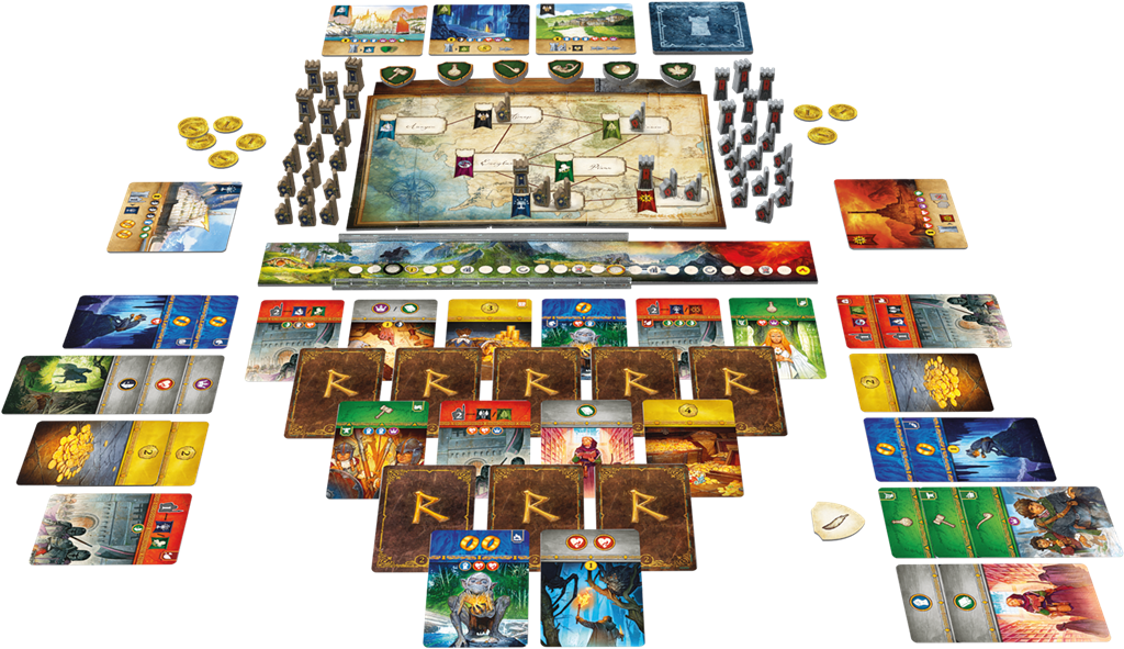 The Lord of the Rings Duel for Middle-earth Nederlands strategisch 2-speler bordspel met Frodo, Sam, Sauron en de Nazgûl