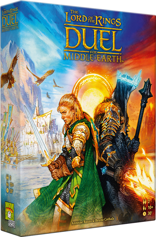 The Lord of the Rings Duel for Middle-earth Nederlands strategisch 2-speler bordspel met Frodo, Sam, Sauron en de Nazgûl