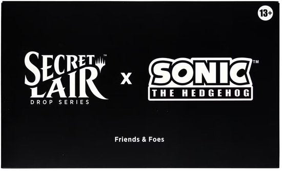 Magic The Gathering Secret Lair Drop Sonic the Hedgehog Friends and Foes Non-Foil kaartenset met Sonic, Shadow en Dr. Eggman - vooraanzicht
