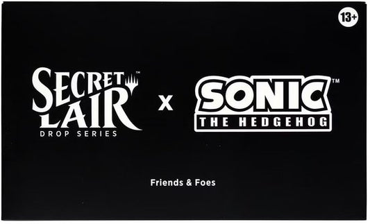 Magic The Gathering Secret Lair Drop Sonic the Hedgehog Friends and Foes Non-Foil kaartenset met Sonic, Shadow en Dr. Eggman - vooraanzicht