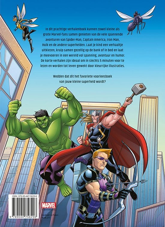 Marvel het grote verhalenboek met verhalen over Spider-Man en Iron Man - verpakking