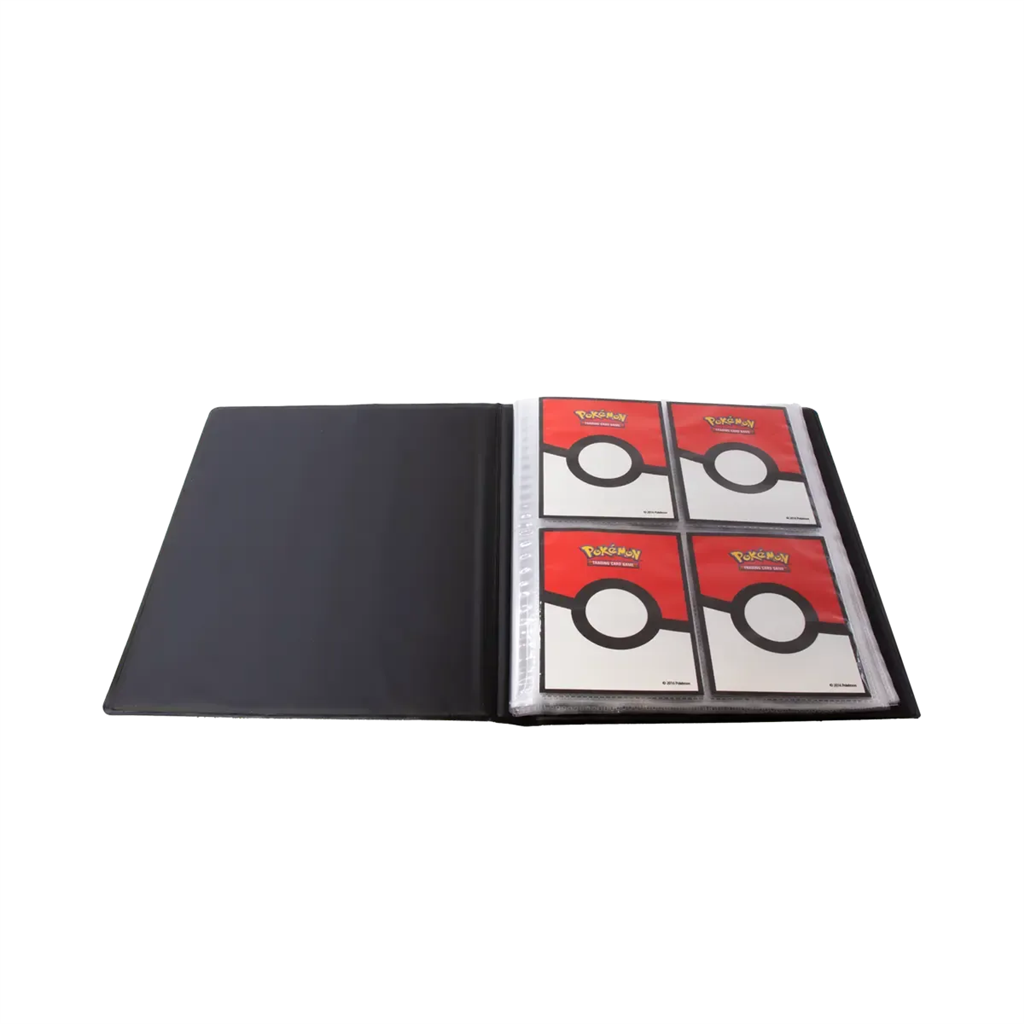 ME01 4-Pocket Mega Evolution portfolio voor het opbergen van pokemon kaarten en oversized kaarten.