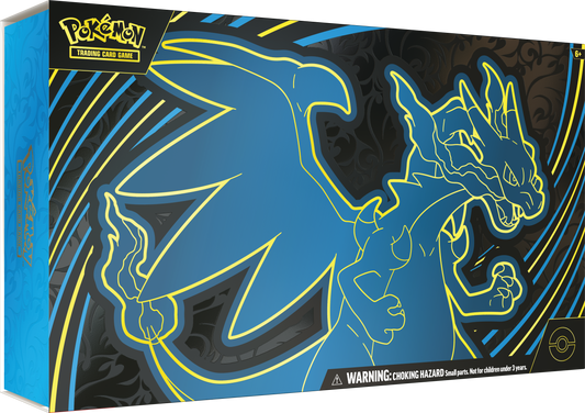 Mega Charizard X ex Ultra Premium Collection doos met Pokémon TCG accessoires en boosterpacks