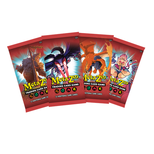 MetaZoo Base Set booster pack met cryptid artwork voor het TCG kaartspel
