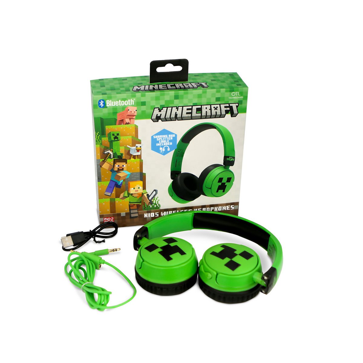 Minecraft Bluetooth kinder koptelefoon met game design