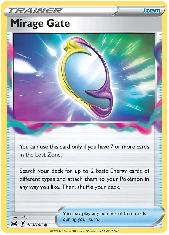 Mirage Gate common trainerkaart #163/196 uit de Pokémon Lost Origin set