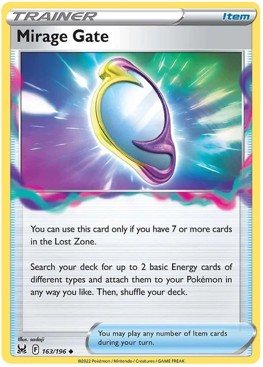Mirage Gate common trainerkaart #163/196 uit de Pokémon Lost Origin set