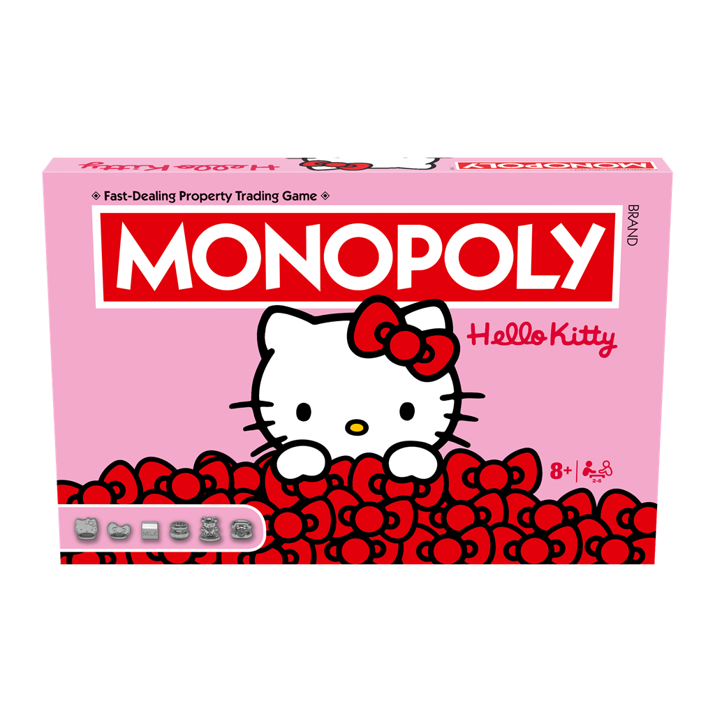Monopoly Hello Kitty bordspel in roze Hello Kitty thema