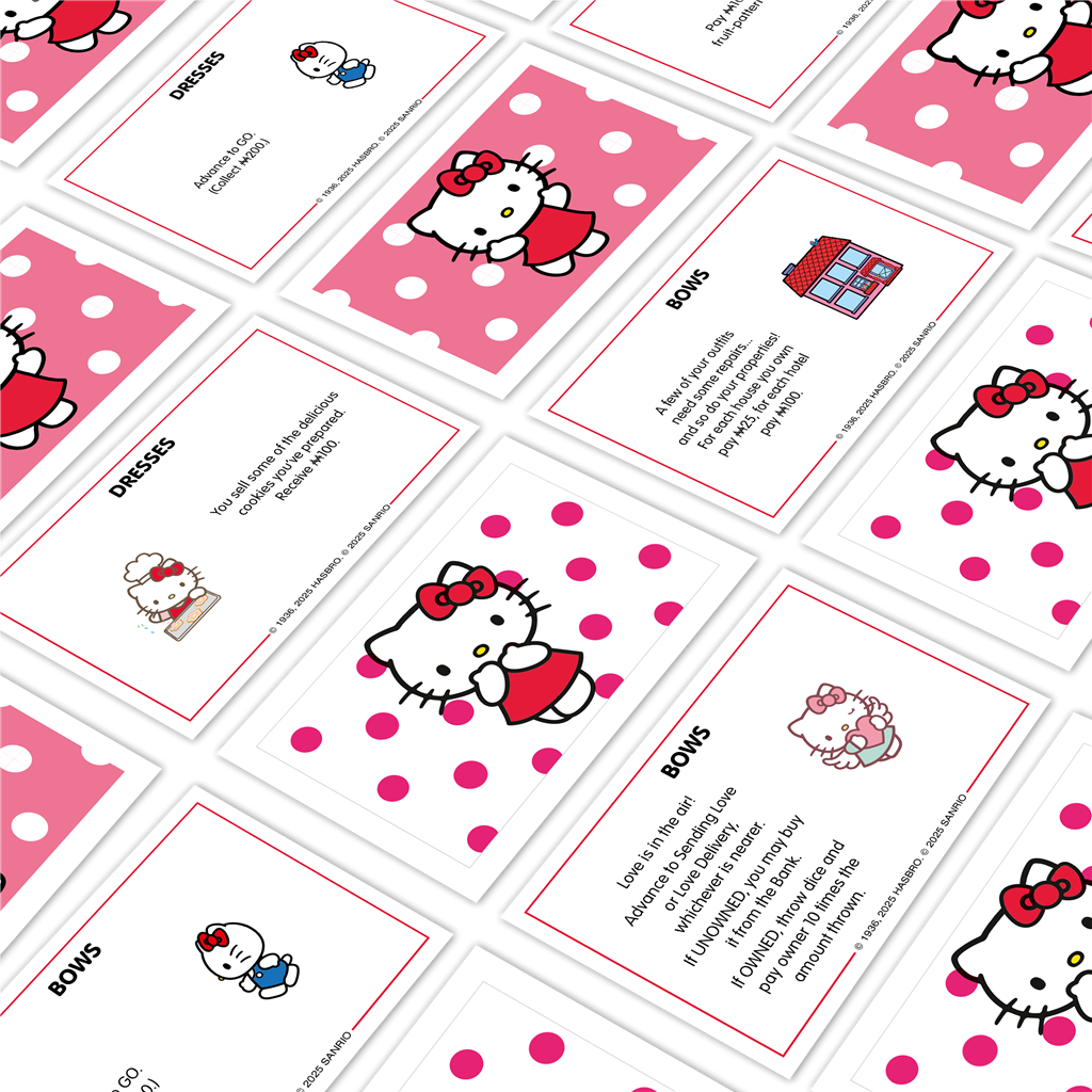 Monopoly Hello Kitty bordspel in roze Hello Kitty thema