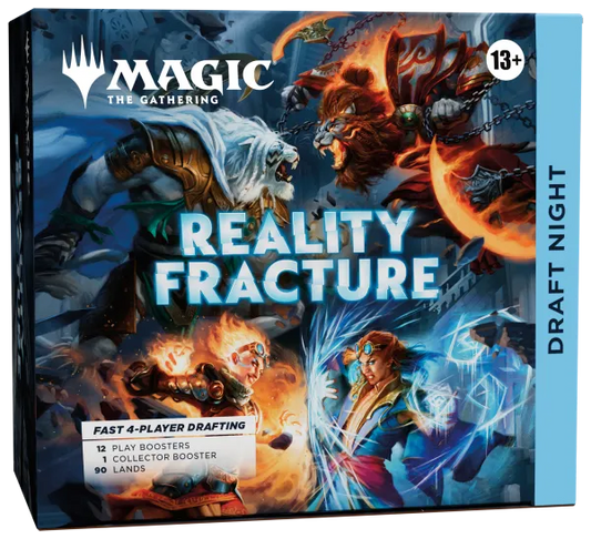 Magic: The Gathering Reality Fracture Draft Night box voor 4 spelers inclusief Collector Booster.