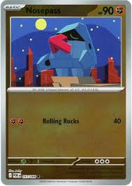 Nosepass 037 Reverse Holo kaart uit de Pokémon Perfect Order set