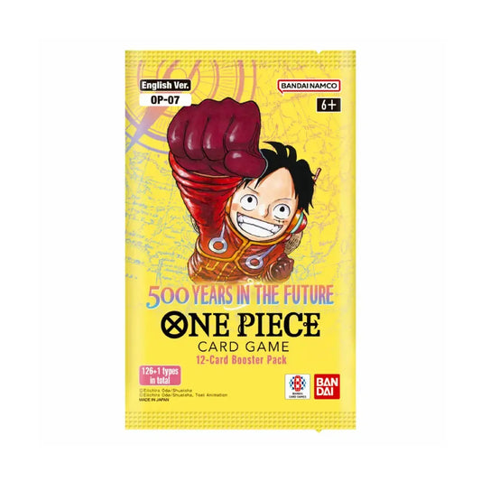 One Piece 500 Years in the Future OP-07 boosterpack van Bandai Namco met chase cards en parallel kaarten