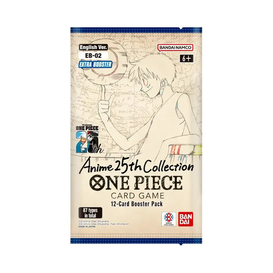 One Piece Anime 25th Collection EB-02 boosterpack van Bandai Namco met chase cards, SP kaarten en alt art kaarten
