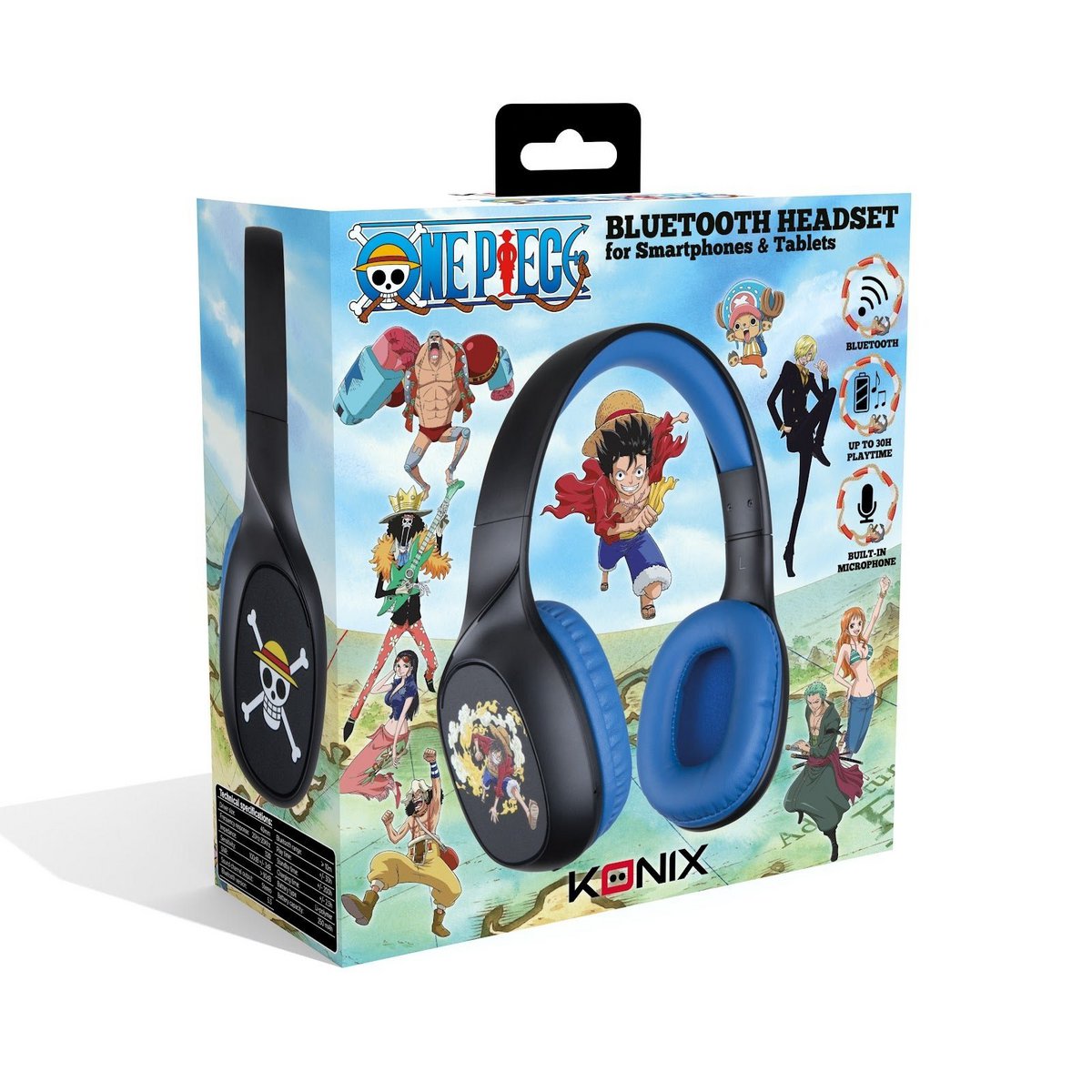 One Piece Bluetooth kinder koptelefoon met anime design