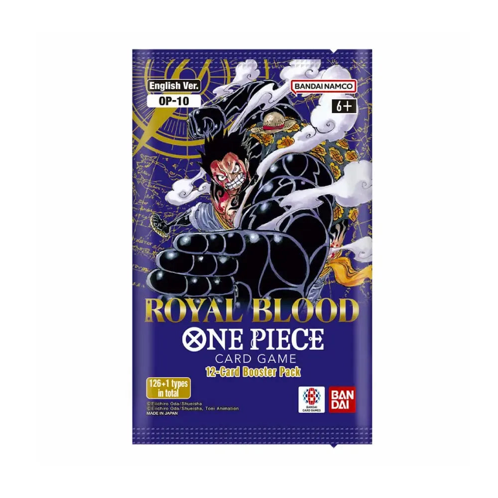 One Piece Royal Blood OP-10 sealed boosterbox met 24 boosterpacks en kans op manga rare en alt art kaarten 
