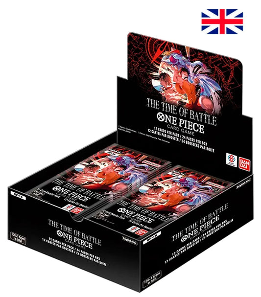 One Piece TCG The Time of Battle OP-16 sealed booster box met Paramount War artwork