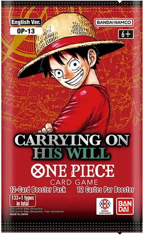 One Piece Tin Pack Set Vol. 2 mini tin met 2 OP-13 Carrying On His Will boosterpacks