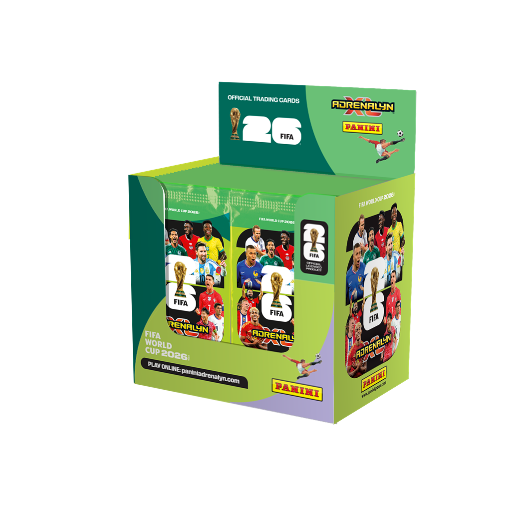 Volledige Panini Adrenalyn XL FIFA World Cup 2026 Booster Box Display met 50 packs