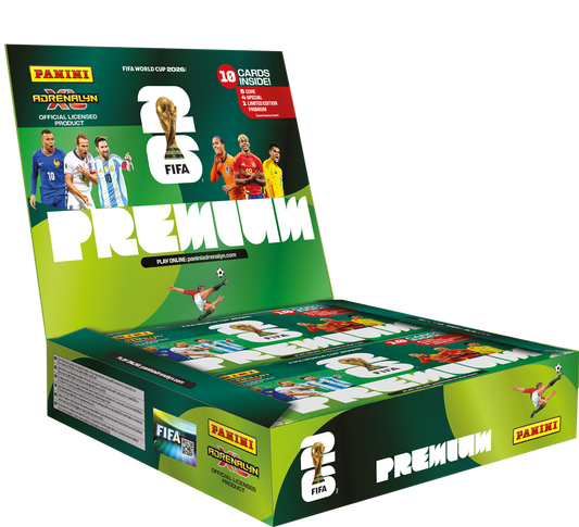 Panini Adrenalyn XL FIFA World Cup 2026 Premium Booster Box met 10 packs
