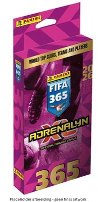 Panini Adrenalyn XL FIFA365 25/26 EcoBlister XXL met 4 boosters, 2 Limited Edition kaarten en 2 XXL Limited Edition voetbalkaarten