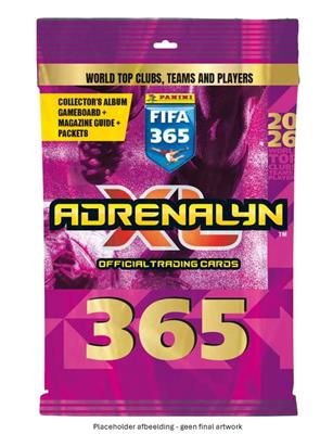 Panini Adrenalyn XL FIFA365 25/26 Mega Starter Pack met album, 3 boosters en Limited Edition voetbal verzamelkaarten