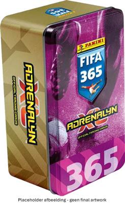 Panini Adrenalyn XL FIFA365 25/26 Mega Tin met 8 boosters en 5 Limited Edition voetbal verzamelkaarten