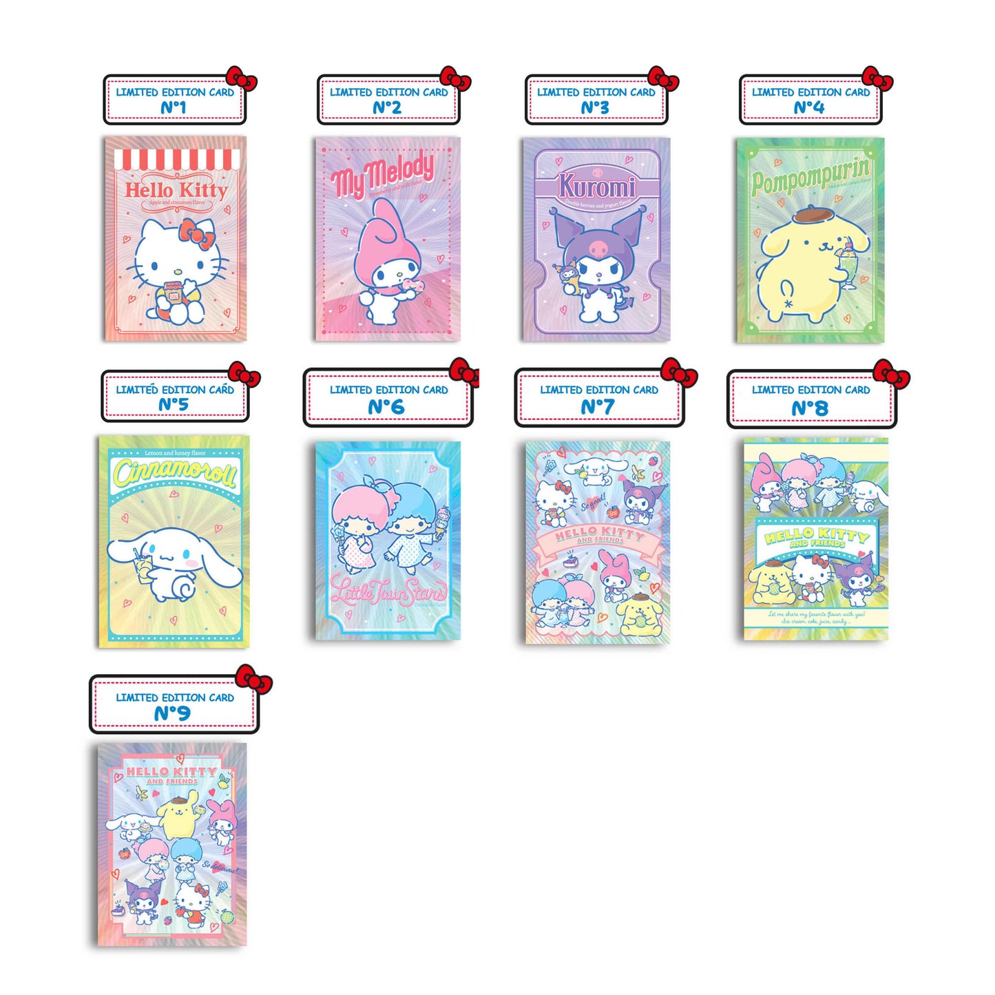 Panini Hello Kitty and Friends TCG Boosterbox met 24 boosterpacks en Sanrio personages - verpakking