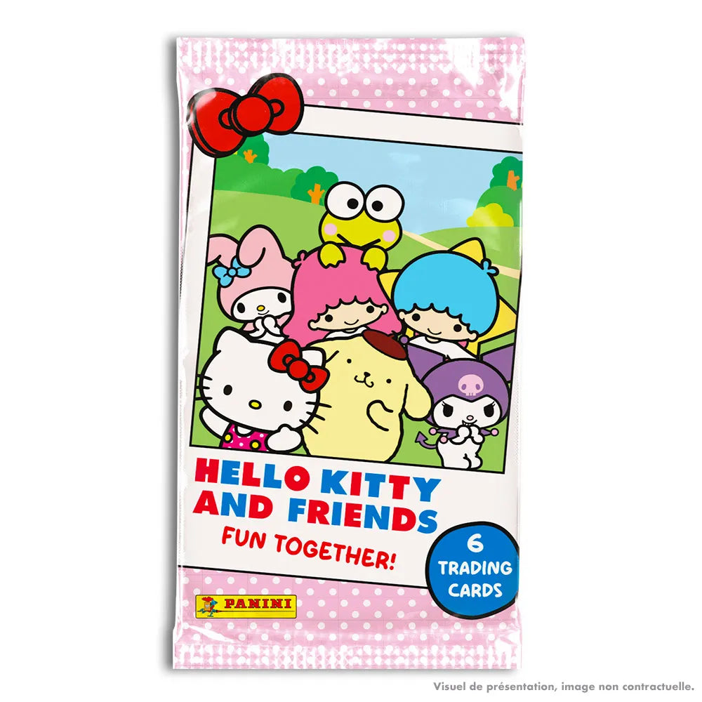Panini Hello Kitty and Friends TCG Boosterbox met 24 boosterpacks en Sanrio personages - detailfoto