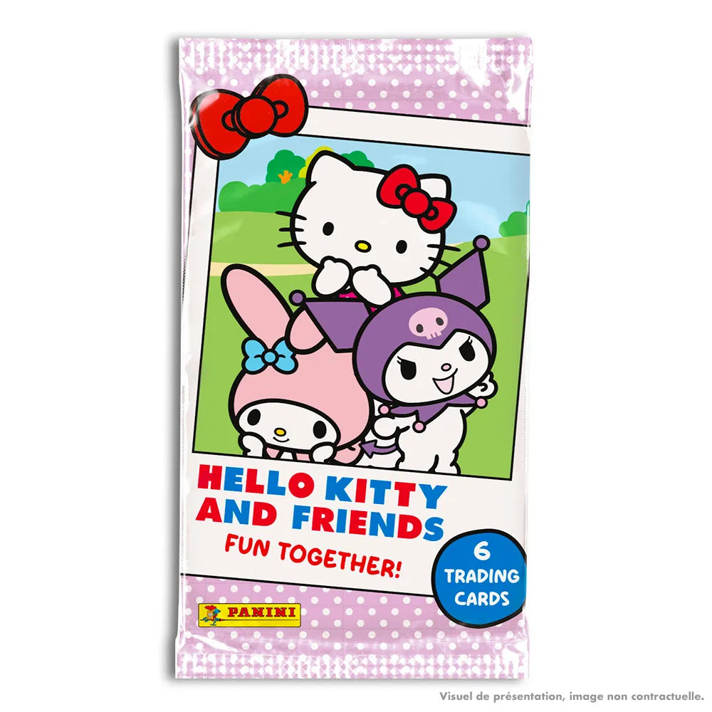 Panini Hello Kitty and Friends TCG Boosterbox met 24 boosterpacks en Sanrio personages - vooraanzicht