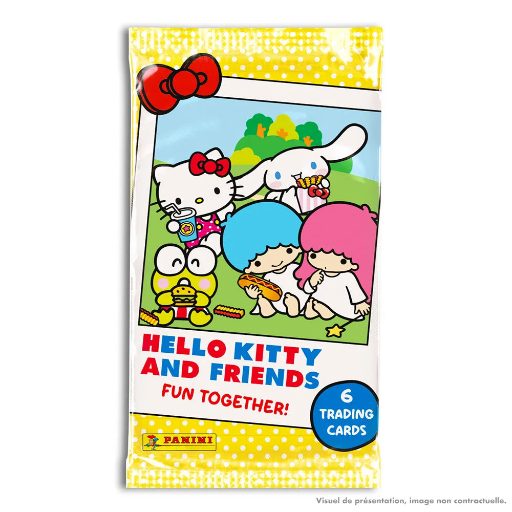 Panini Hello Kitty and Friends TCG Boosterpack met Sanrio verzamelkaarten - detailfoto