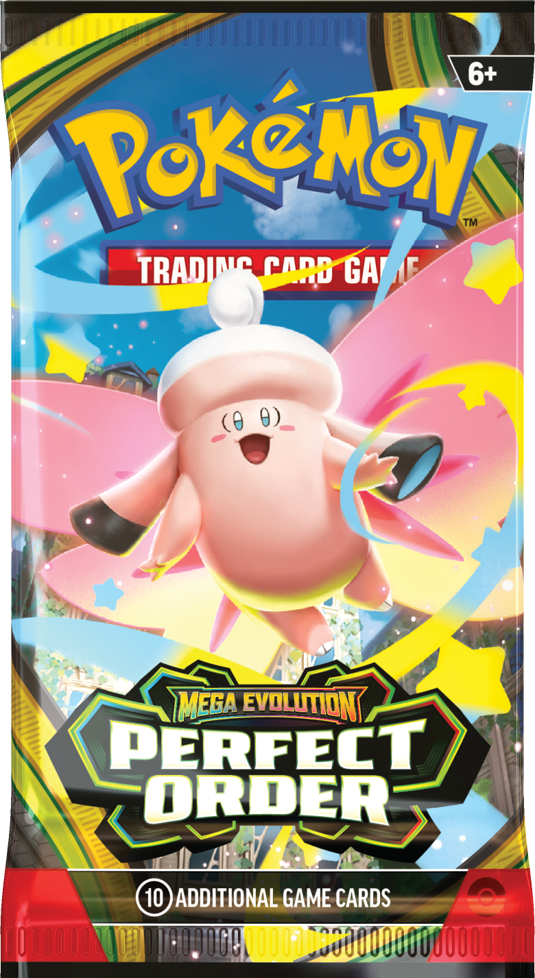 Tweede variant art set booster pack uit de Perfect Order boosterbox