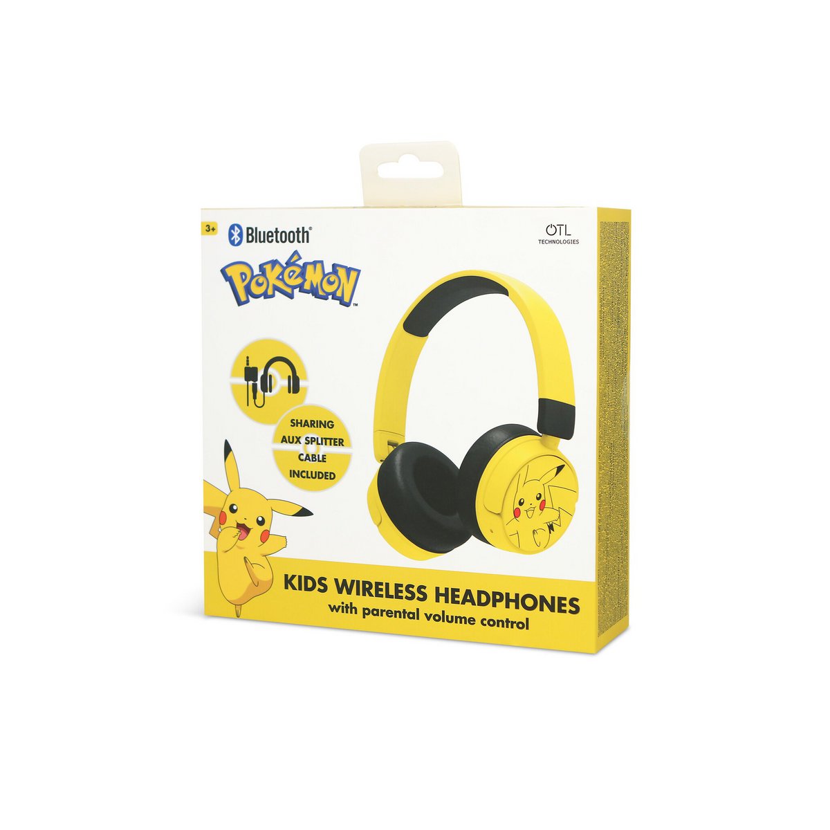 Pikachu Bluetooth kinder koptelefoon met Pokémon design