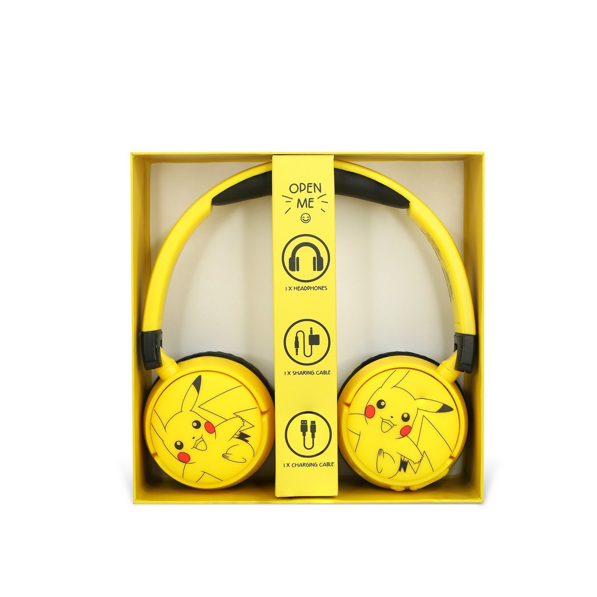 Pikachu Bluetooth kinder koptelefoon met Pokémon design