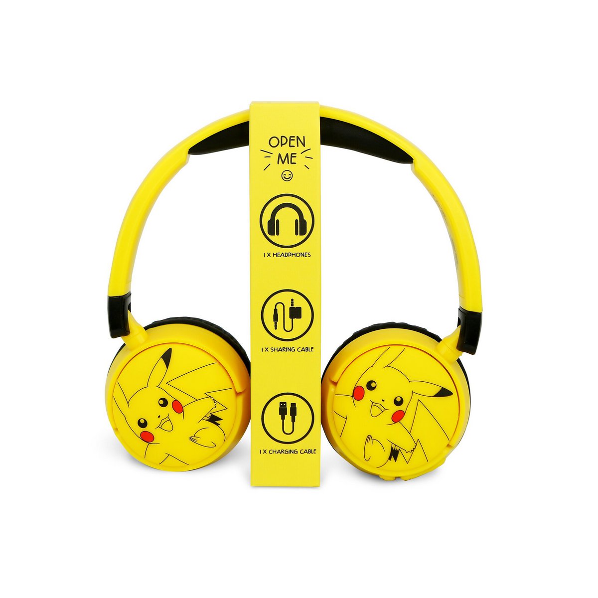 Pikachu Bluetooth kinder koptelefoon met Pokémon design