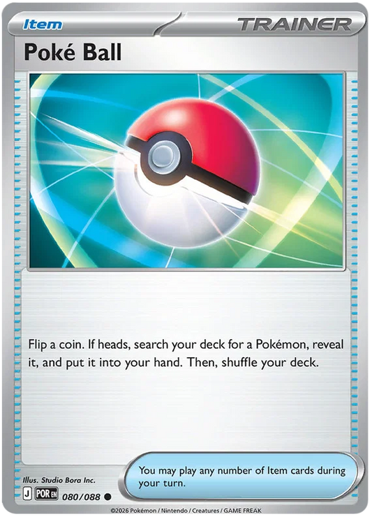 Poke Ball #080 common kaart uit de Perfect Order Pokemon set
