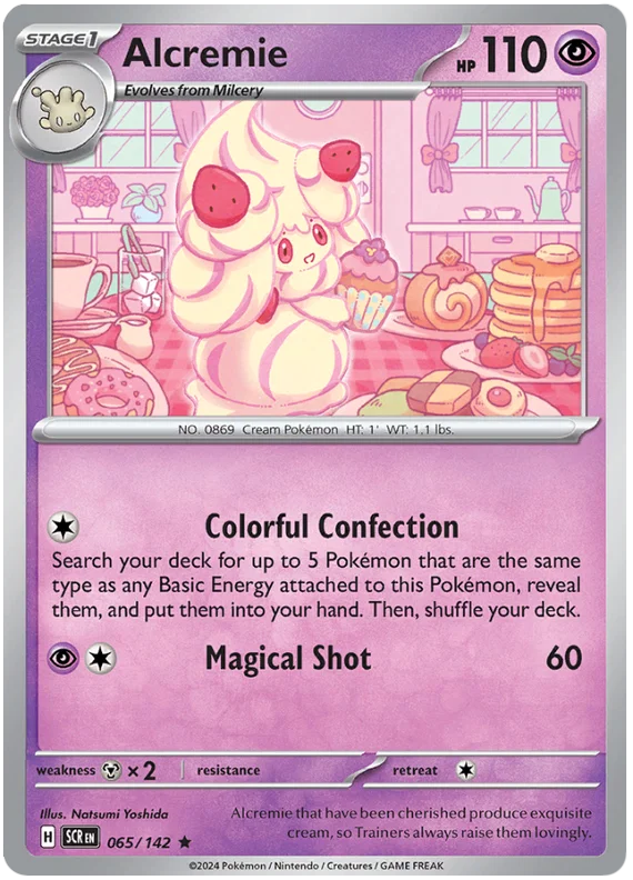 Alcremie Holo #065 losse kaart uit de Pokémon Stellar Crown set