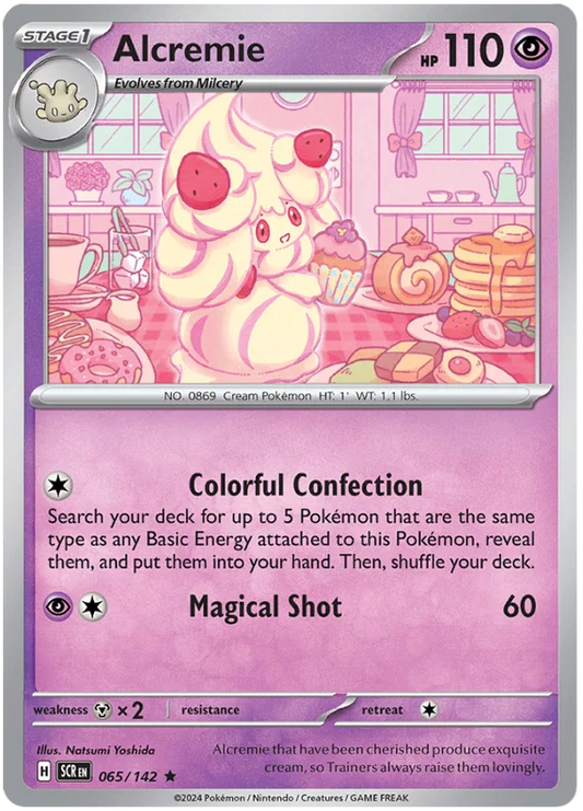 Alcremie Holo #065 losse kaart uit de Pokémon Stellar Crown set