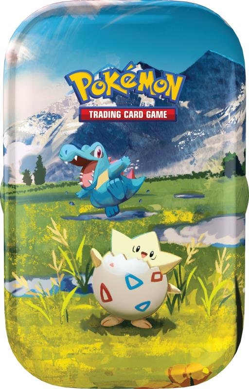 Pokémon TCG Ascended Heroes Mini Tin met Togepi en Totodile artwork