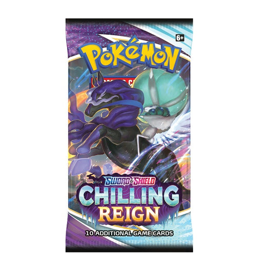 Pokémon Chilling Reign booster pack met kans op Snorlax, rainbow cards en Galarian legendaries