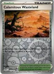 Calamitous Wasteland reverse holo kaart #175 uit de Pokémon set Paldea Evolved