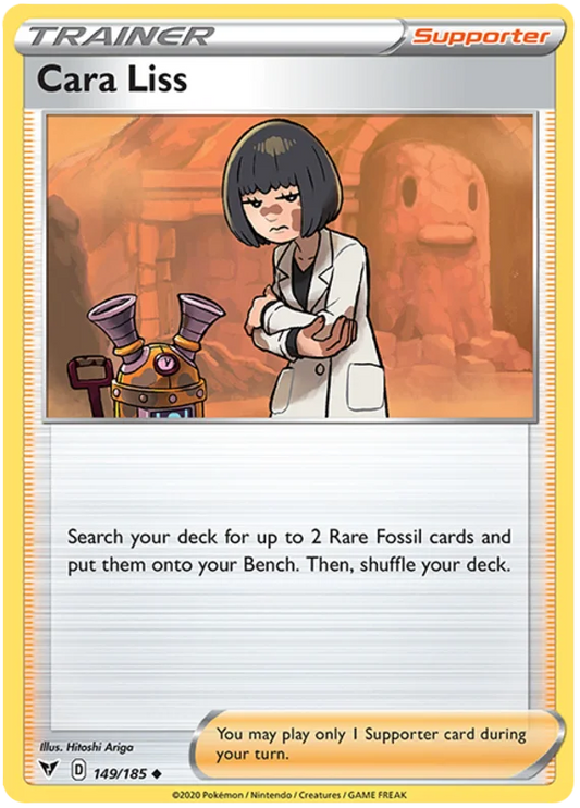 Cara Liss trainer supporter kaart uit Pokémon Vivid Voltage 149/185