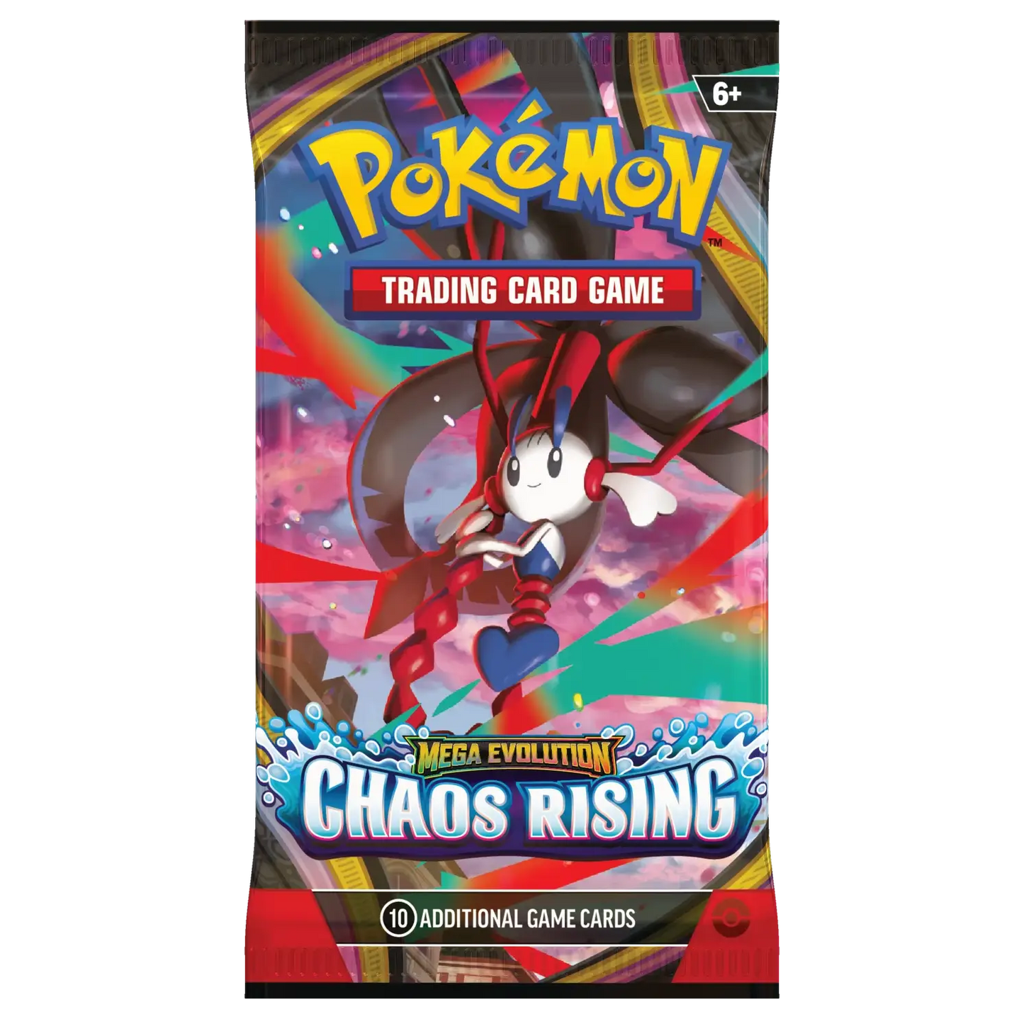 Losse Pokémon Chaos Rising Booster Pack met de tweede unieke art set afbeelding