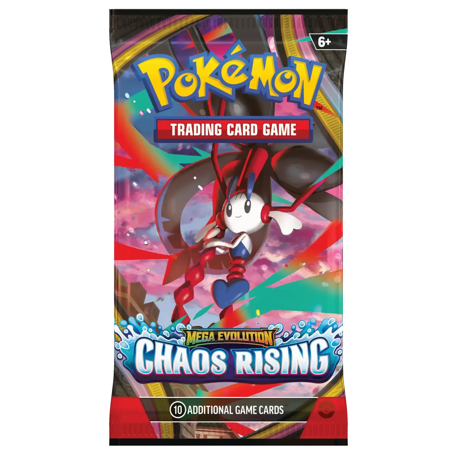 Losse Pokémon Chaos Rising Booster Pack met de tweede unieke art set afbeelding
