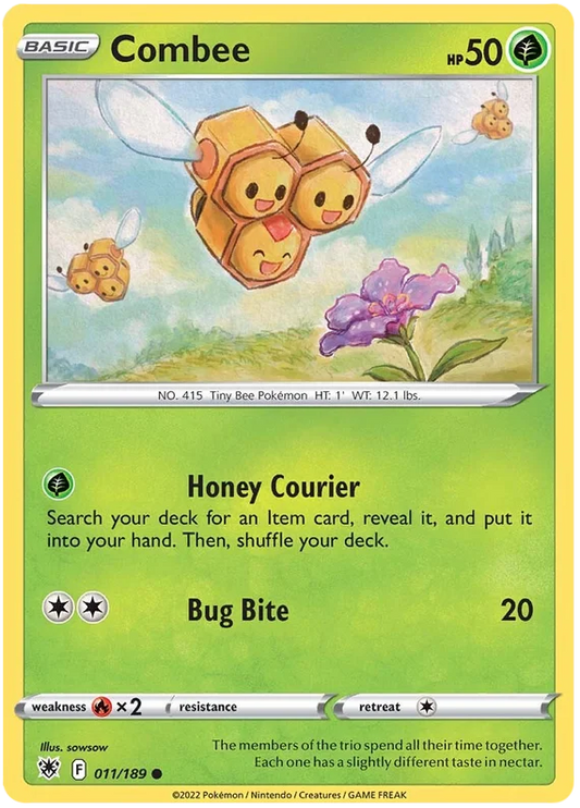 Combee #011/189 common kaart uit Pokémon Astral Radiance
