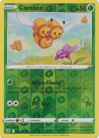 Combee reverse holo kaart nummer 011/189 uit de Pokémon Astral Radiance set