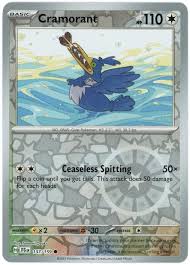 Cramorant Reverse Holo kaart #137 uit de Pokémon set Journey Together