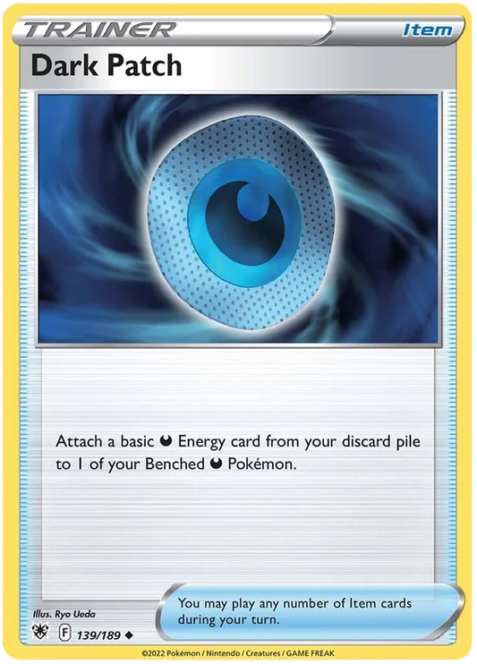 Dark Patch trainer item kaart #139/189 uit de Pokémon Astral Radiance set